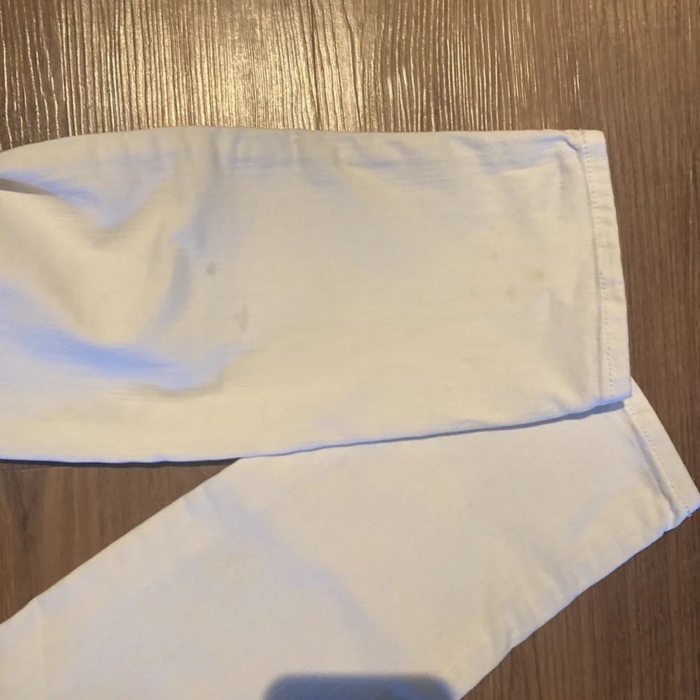 7 for all man kind white skinny denim jeans 27 - Picture 6 of 6